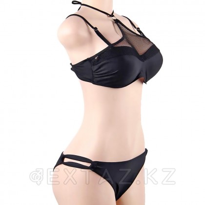 Купальник с завязками на шее Mesh Black (S) от sex shop Extaz фото 3
