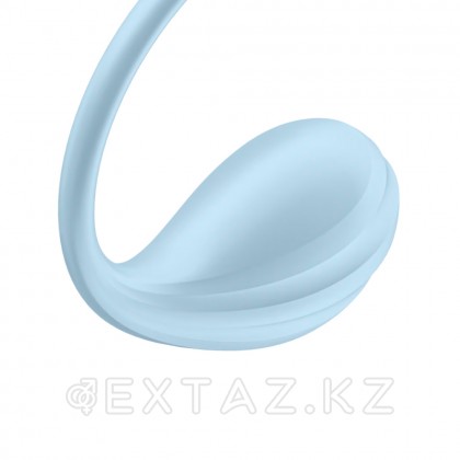 Satisfyer Smooth petal көк діріл жұмыртқасы (Connect App) от sex shop Extaz фото 2