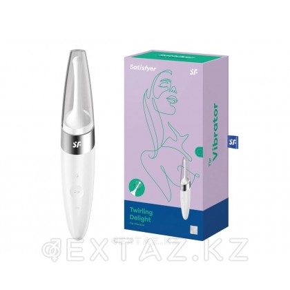 Satisfyer Twirling Delight white нүктелік ынталандыру шағын вибраторы от sex shop Extaz фото 2