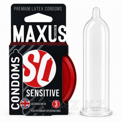 Презервативтер ультра жұқа Maxus sensitive № 3 металл. іс, 3 дана. от sex shop Extaz