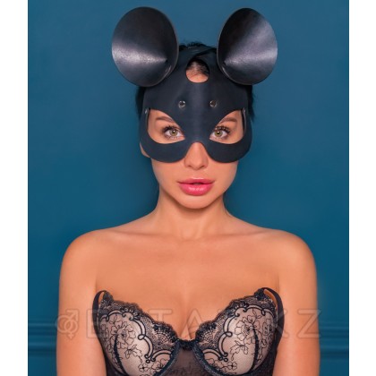 Тінтуірдің құлағы бар Маска, шынайы тері от sex shop Extaz фото 2