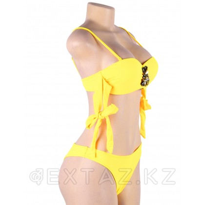 Rhinestone Yellow (S)байланған Купальник от sex shop Extaz фото 14