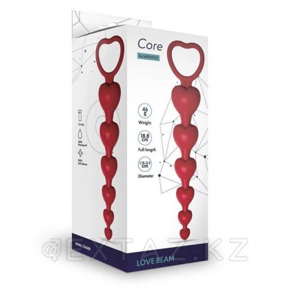Love Beam анальды тізбегі (Бургундия) от sex shop Extaz фото 2