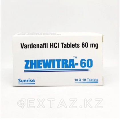 Zhewitra 60 mg эрекциясын жақсартуға арналған Препарат (10 қойынды.) от sex shop Extaz фото 3