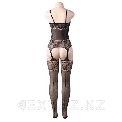 Боди-сетка черная с чулками (размер М) от sex shop Extaz фото 5