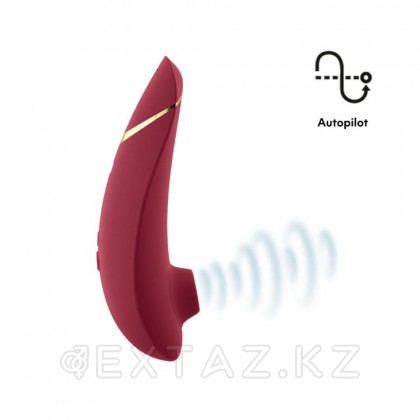 Байланыссыз клиторлық стимулятор Womanizer Premium 2 Бургундия от sex shop Extaz фото 10