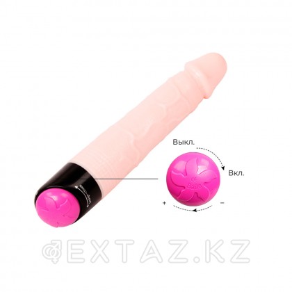 19 см реалистік Вибратор (айналмалы діріл) от sex shop Extaz фото 5