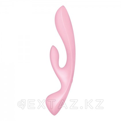 Satisfyer Triple oh Қызғылт қоян вибраторы от sex shop Extaz
