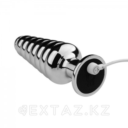 Металл анальды тығын-Ду пультіндегі дірілмен шырша от sex shop Extaz фото 4