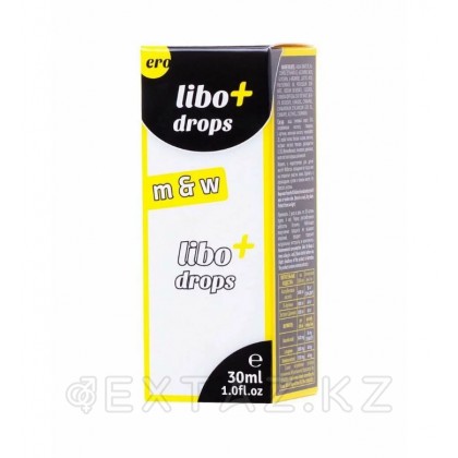 Ерлер мен әйелдерге арналған тамшылар libo + (m+w) 30 мл. от sex shop Extaz фото 2