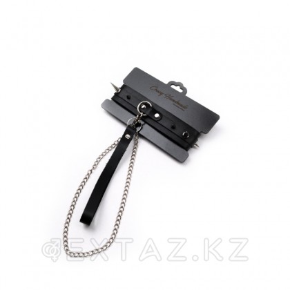 Ошейник с поводком с шипами - extaz.kz фото 2 Тікенді Қарғыбауы бар жаға от sex shop Extaz фото 2
