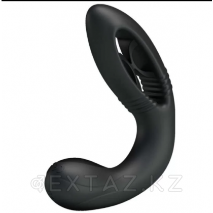 Силиконовый анальный стимулятор с вибрацией от sex shop Extaz фото 2