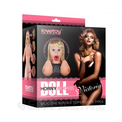 Үрлемелі секс қуыршақ Lovetoy Love Doll, силикон, аққұба от sex shop Extaz