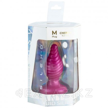 Silexd қызғылт түсті Fantasy Cherry анальды тығыны от sex shop Extaz фото 3