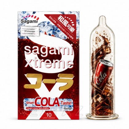 Sagami Xtreme Cola презервативтері 10 дана (Кола хош иісті латекс) от sex shop Extaz