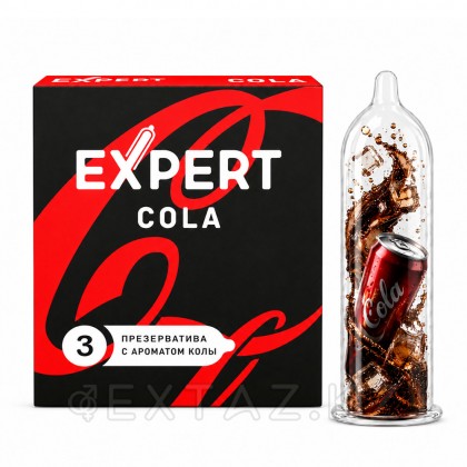 EXPERT Cola презервативтері, Кола хош иісі, 3 дана от sex shop Extaz