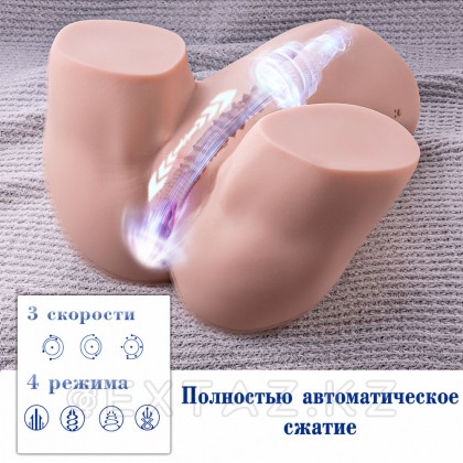 Gina үйкеліс функциясы бар шынайы Қос мастурбатор от sex shop Extaz фото 10