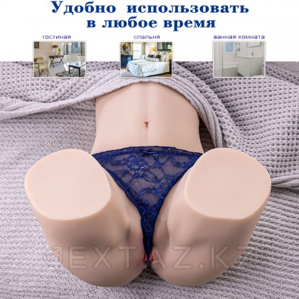 Gina үйкеліс функциясы бар шынайы Қос мастурбатор от sex shop Extaz фото 7