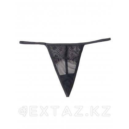 Гартер + жіптері бар қара белбеу (XS-S өлшемі) от sex shop Extaz фото 2