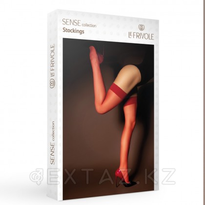 Негізгі қызыл Нейлон шұлықтары 20 ден (SENSE) (4/5) от sex shop Extaz фото 4