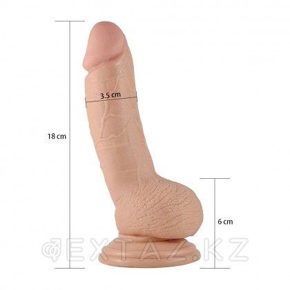 Фаллоимитатор реалистик - 18 см.  от sex shop Extaz фото 2