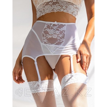 Шұлық белдіктері бар жоғары белбеу ақ (3XL) от sex shop Extaz фото 2