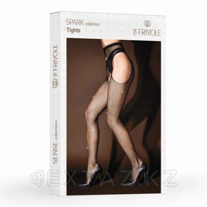Торға кесілген және ринстондары бар колготкалар (Spark) (S/M) от sex shop Extaz фото 5