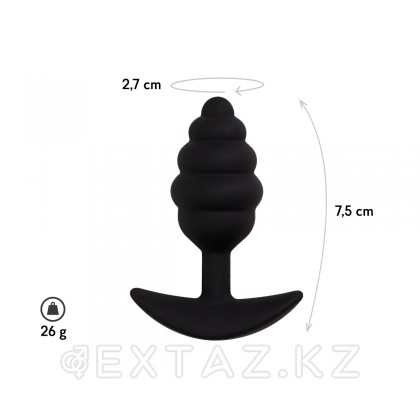 Анальды тығын сфера, түсі қара (негізгі) (S) от sex shop Extaz фото 2