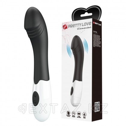 Elemental вибраторы (19 см) қара от sex shop Extaz