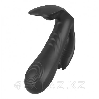 Мини вибратор с тройной стимуляцией и пультом ДУ от sex shop Extaz фото 5