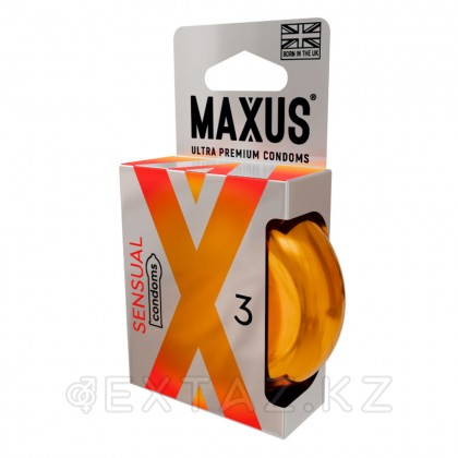 MAXUS X-Edition sensual презервативтері, анатомиялық пішін, 3 дана от sex shop Extaz фото 2