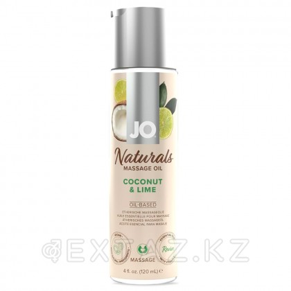 Jo Naturals массаж майы Кокос және әк, 120 мл от sex shop Extaz