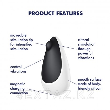 Satisfyer spot клиторлық стимуляторы синий 3 көк от sex shop Extaz фото 3