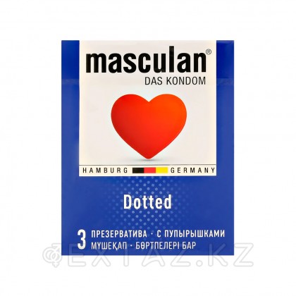 Masculan 2 Classic безеулері бар презервативтер, 3 дана от sex shop Extaz