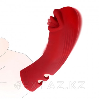 Қосымша ынталандырумен саусаққа арналған силикон вибраторы от sex shop Extaz фото 16