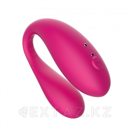 Amovibe қолданбасы арқылы басқарылатын Twin Pink жұп вибраторы от sex shop Extaz