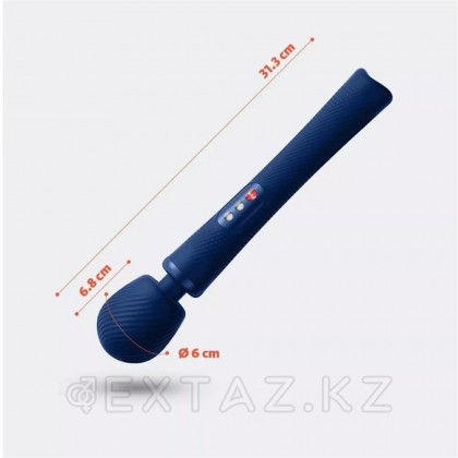 Көңілді фабриканың әмбебап діріл массажы (wand) Vim (қара көк) от sex shop Extaz фото 5