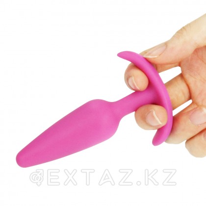 Анальный плаг Lovetoy розовый (размер S: 10*2,5) от sex shop Extaz фото 7