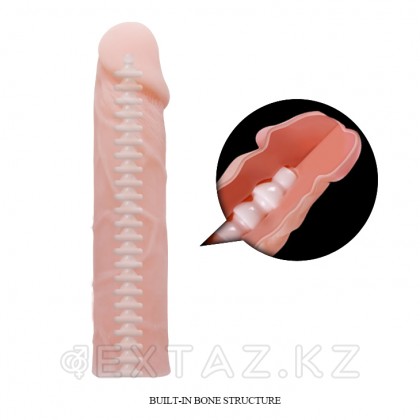 Фаллоимитатор из киберкожи гнущийся 16,3 Х 3,8 от sex shop Extaz фото 3