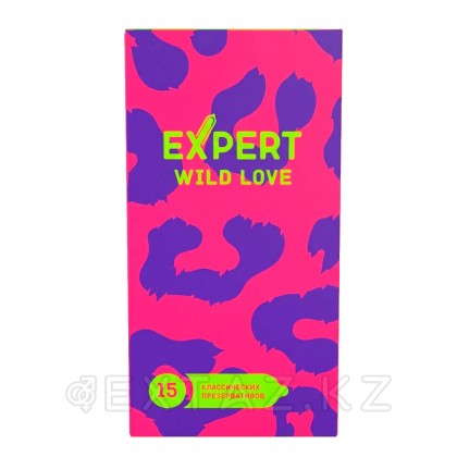 EXPERT Wild Love презервативтері, қырлы, нүктелі, қырлы-нүктелі, 15 дана от sex shop Extaz