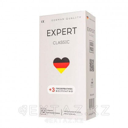 EXPERT CLASSIC презервативтері № 12+3 (Классикалық), 12 + 3 дана. от sex shop Extaz