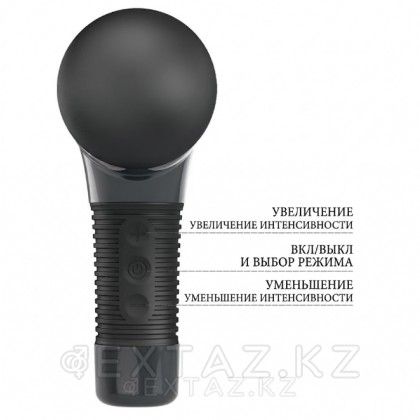 Super power әмбебап діріл массажы 7 діріл режимі (сұр-қара) от sex shop Extaz фото 2