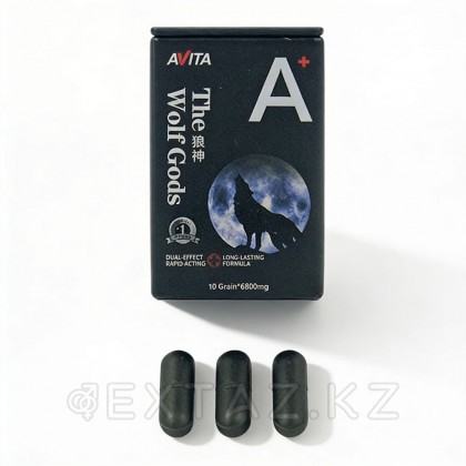 The Wolf Gods эрекцияны ұзартуға арналған құрал (10 таблетка) от sex shop Extaz фото 4