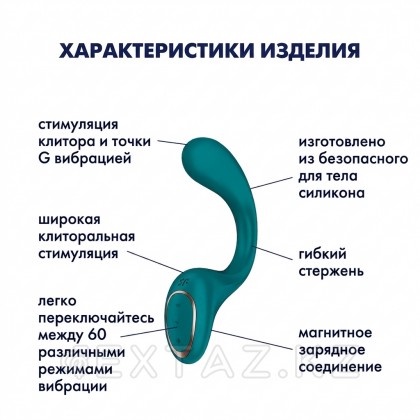 Satisfyer G for Goddess 2 вибраторы көк от sex shop Extaz фото 3