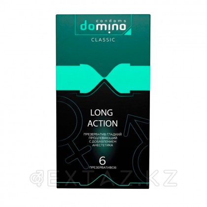 Domino Classic long action презервативтері, ұзарту әсері бар, 6 дана от sex shop Extaz