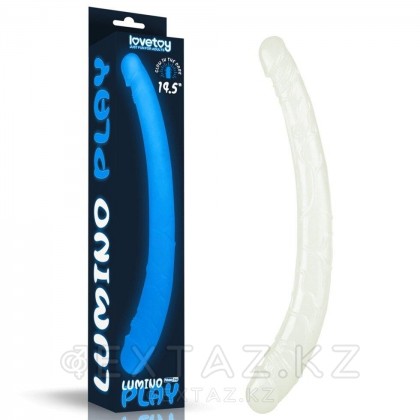 Dildo ұсынылды қос Lumino Play қараңғыда жарқырайды (37 см) от sex shop Extaz фото 11