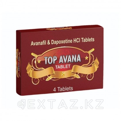 Top Avana эрекциясын жақсартуға және ұзартуға арналған Препарат (4 қойынды.) от sex shop Extaz фото 6