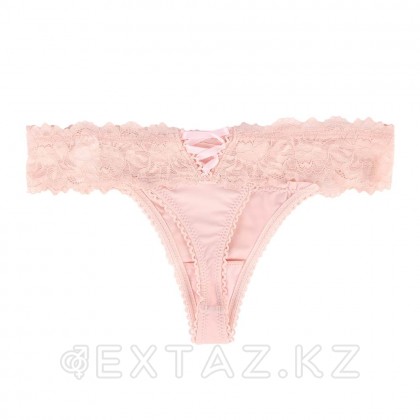 Танга сексуалды Флоральды Лейс қызғылт Трусики (XL-2XL өлшемі) от sex shop Extaz фото 7
