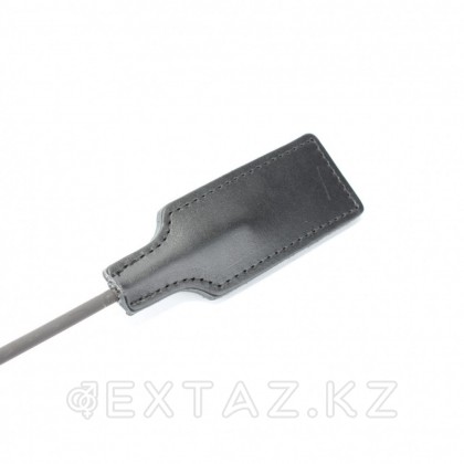 Қара былғарыдан жасалған кәсіби Стек от sex shop Extaz фото 2