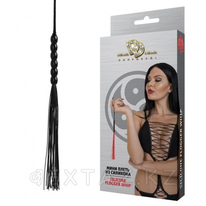 Мини плеть из силикона черная  от sex shop Extaz